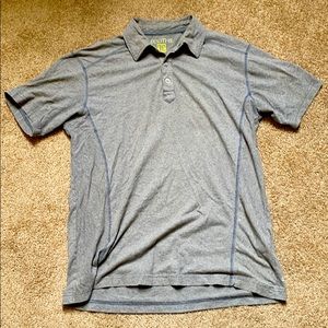 ECOTHS lightweight gray polo shirt